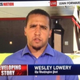 Wesley Lowery reports from Ferguson, Mo., before his arrest Aug. 13, 2014.
Twitter/@bzref